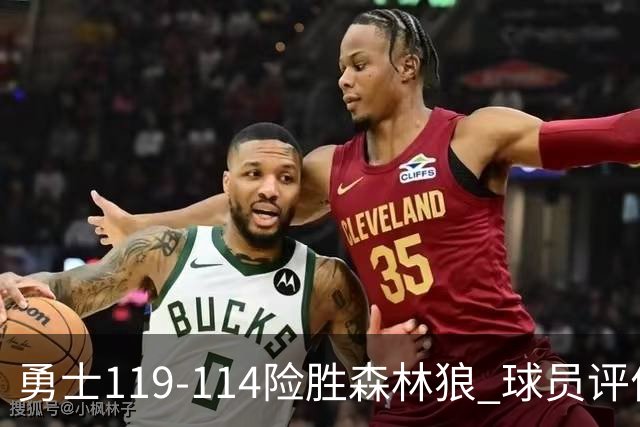 勇士119-114险胜森林狼 球员评价：2人优秀，6人及格，2人低迷