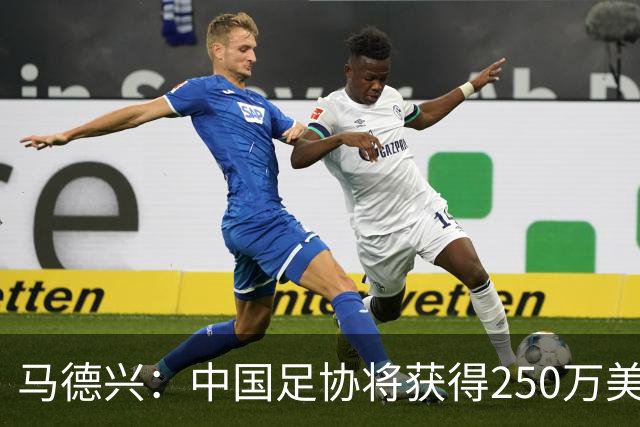 马德兴：中国足协将获得250万美元用于备战女足世界杯